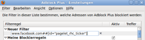 Neue Filter anlegen
